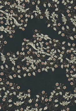 Anna-Veda 12990-cindy3 Gabirela Rücker- handgefertigter Teppich,  persisch (Indien), 40x40 3ply Qualität